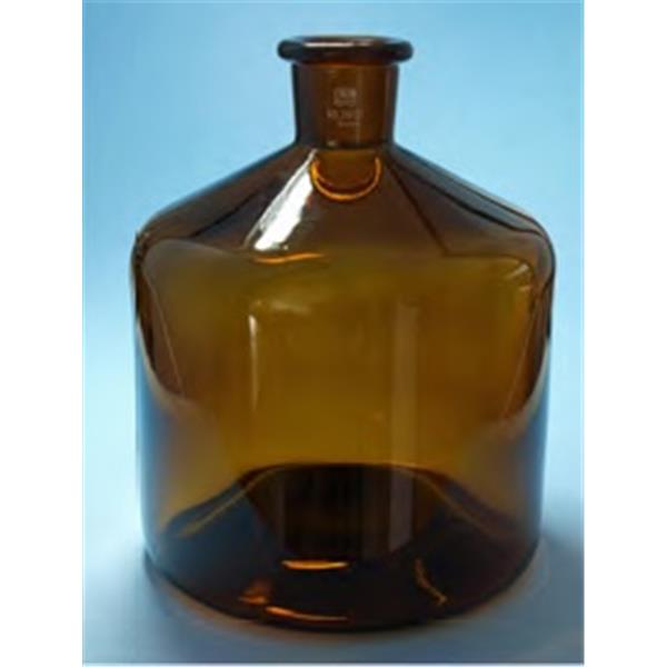 Flasche mit Normschliff, Braunglas, NS 29/32