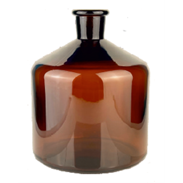 Flasche für Titrierapparate, Braunglas
