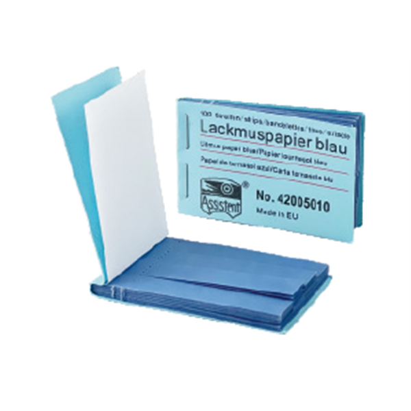 Lackmuspapier Blau (100 Streifen)
