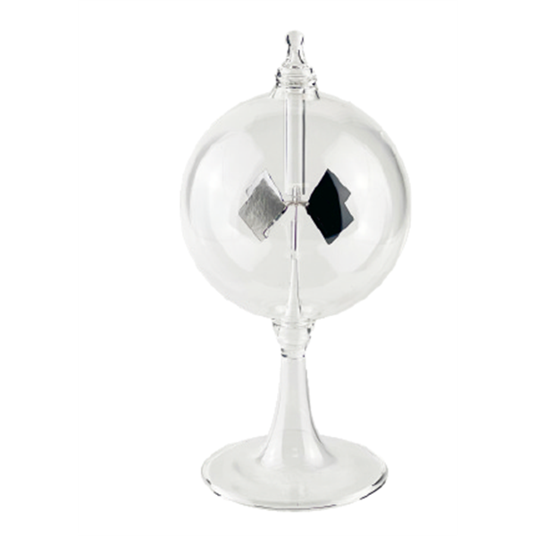 Radiometer (Lichtmühle) aus Glas