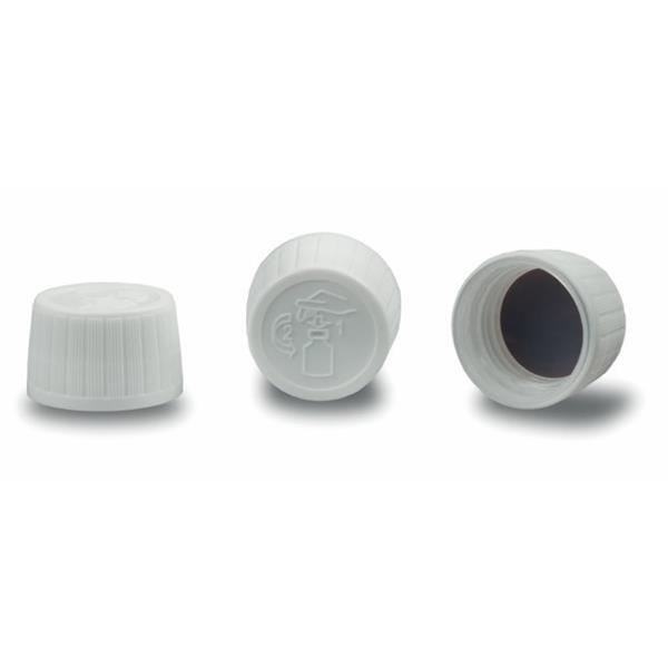 KiSi-Deckel PP28, weiß, Originalität, für Verpackungsflasche aus Braunglas