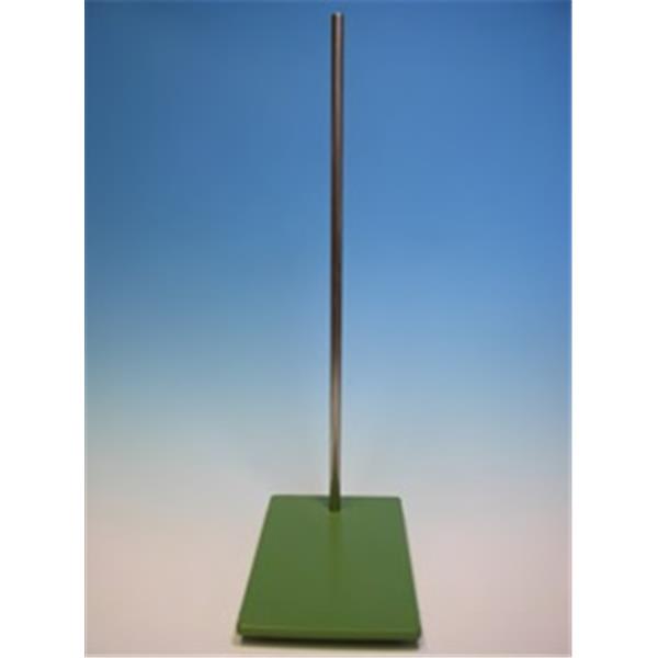 Stative aus Stahl (Plattenstative, Bürettenstative), Plattengröße ca. 18 x 10 cm - Stab 45 cm