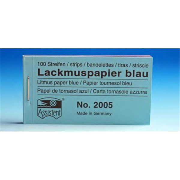 Lackmuspapier blau (100 Streifen)