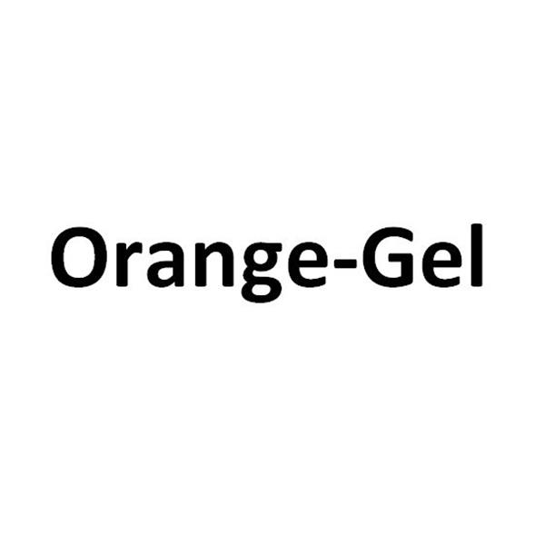 Orange-Gel Trocken-Perlen