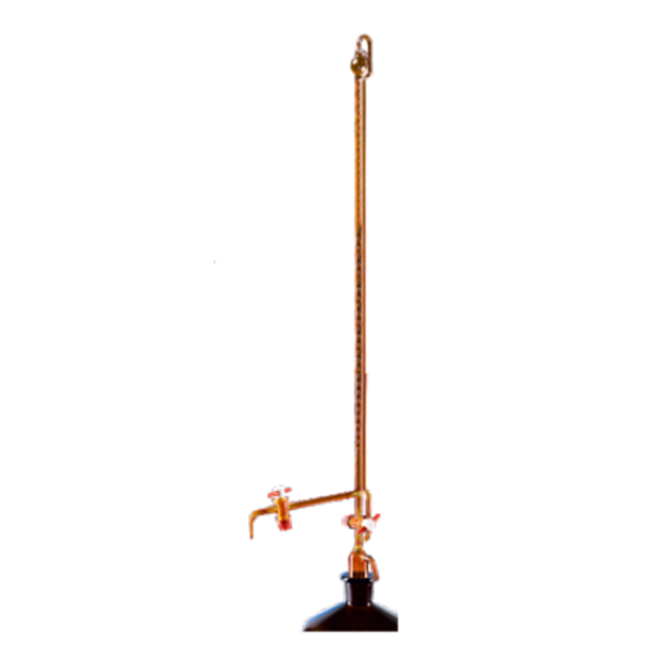 Titrierapparat aus Braunglas