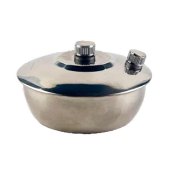 Spirituslampe mit Tülle und Docht